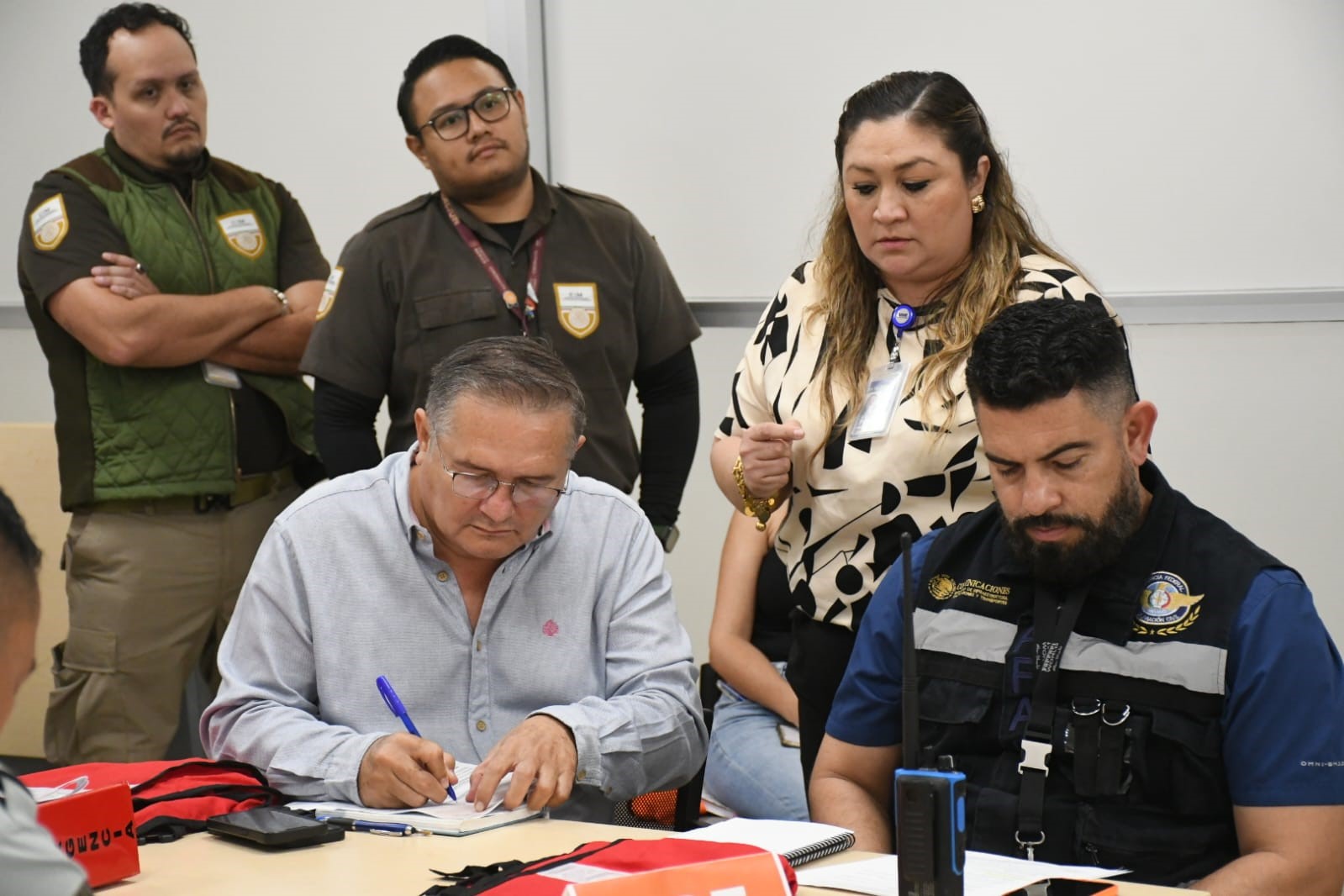 Aeropuerto Internacional de Mérida realizó un impactante simulacro de emergencia de Gabinete