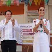 Huacho Diaz Mena un gran Gobernador: Claudia Sheinbaum.