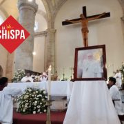 Ofician misa en la catedral de Mérida en memoria del PAPA FRANCISCO