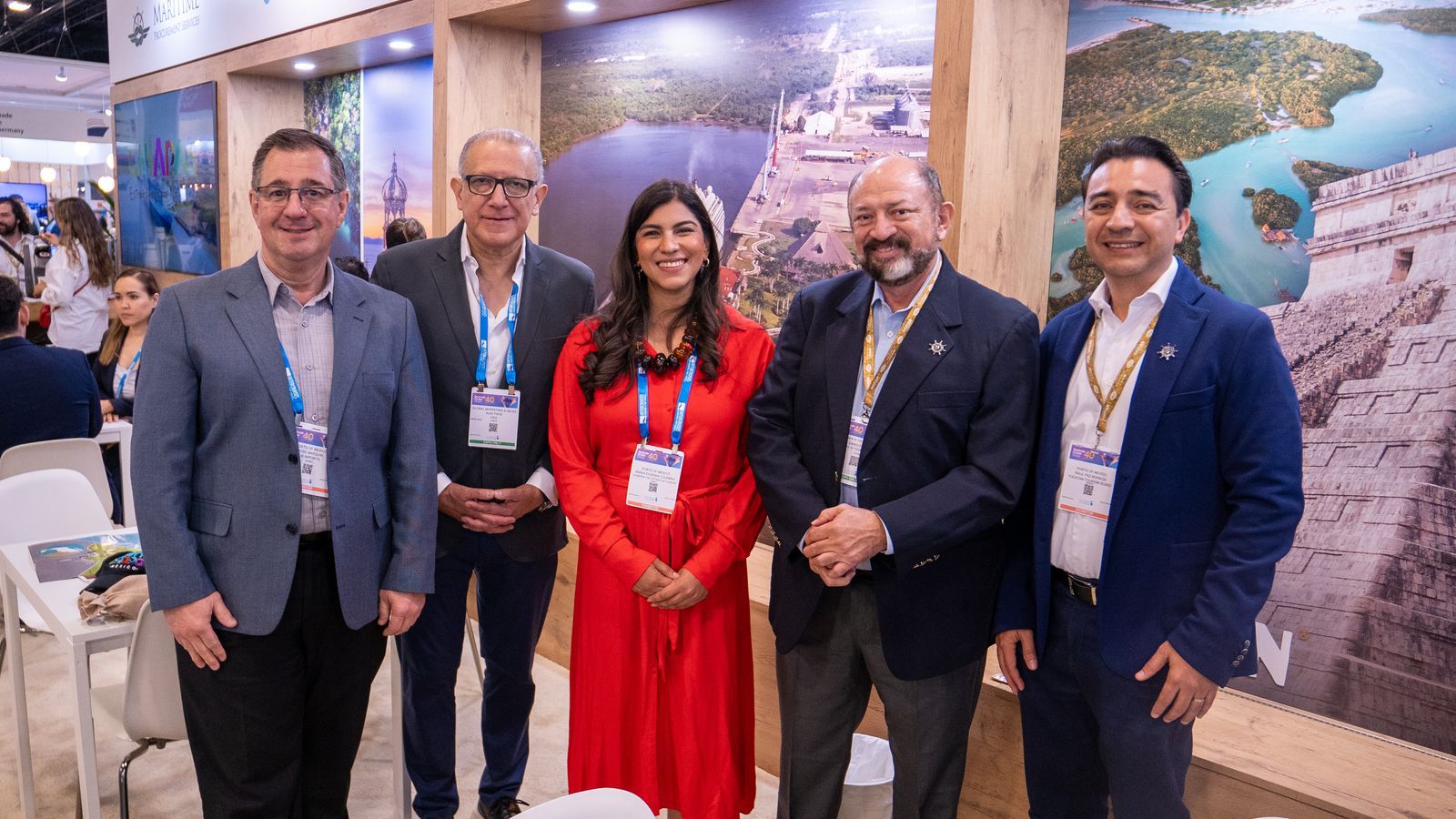 Yucatán forma parte del Stand de Puertos de México, junto a Chiapas, Jalisco y la empresa Maritime Procurement Services (MPS).