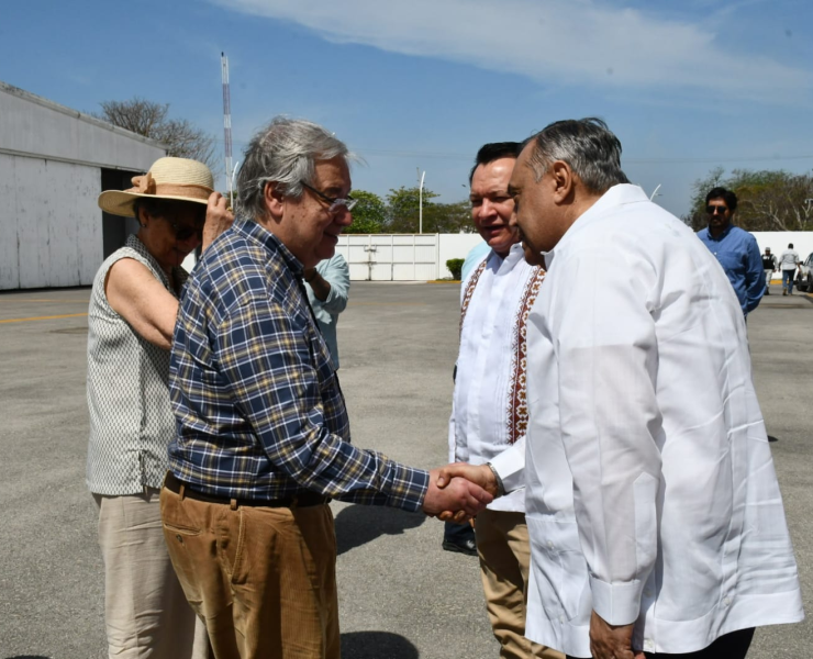 El Secretario General de la ONU visita Mérida