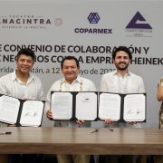 Firma del convenio de colaboración del Gobierno del Estado y la empresa Heineken fortalece desarrollo económico en Yucatán