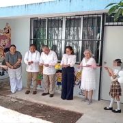 Inauguran biblioteca Escolar de la escuela “Rafael Moguel Gamboa” en emotiva ceremonia que rindió homenaje a Luis Pérez Sabido
