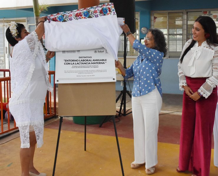 Otorgan Distintivo a sala de Lactancia en Tekax “Lev Vygotsky”