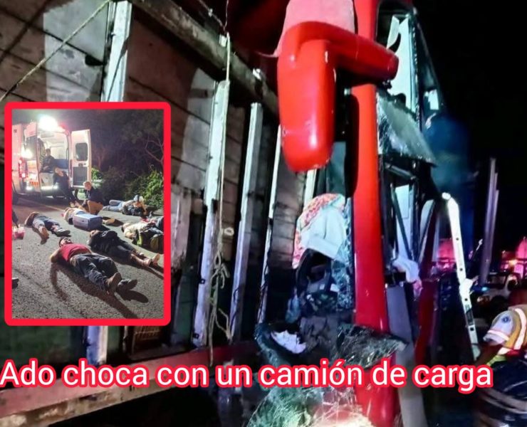 Accidente en Veracruz: 2 muertos y 20 heridos en choque de ADO que salió de Puebla con destino a Mérida