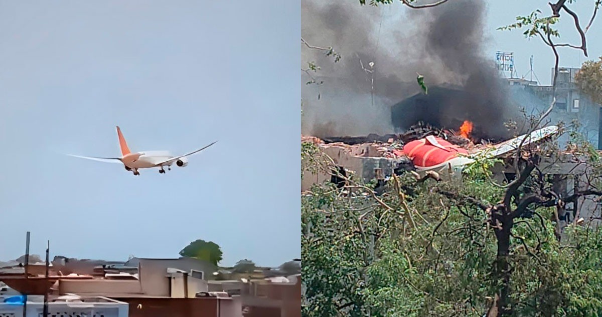 Tragedia en Ahmedabad: Vuelo 171 de Air India se estrella poco después del despegue