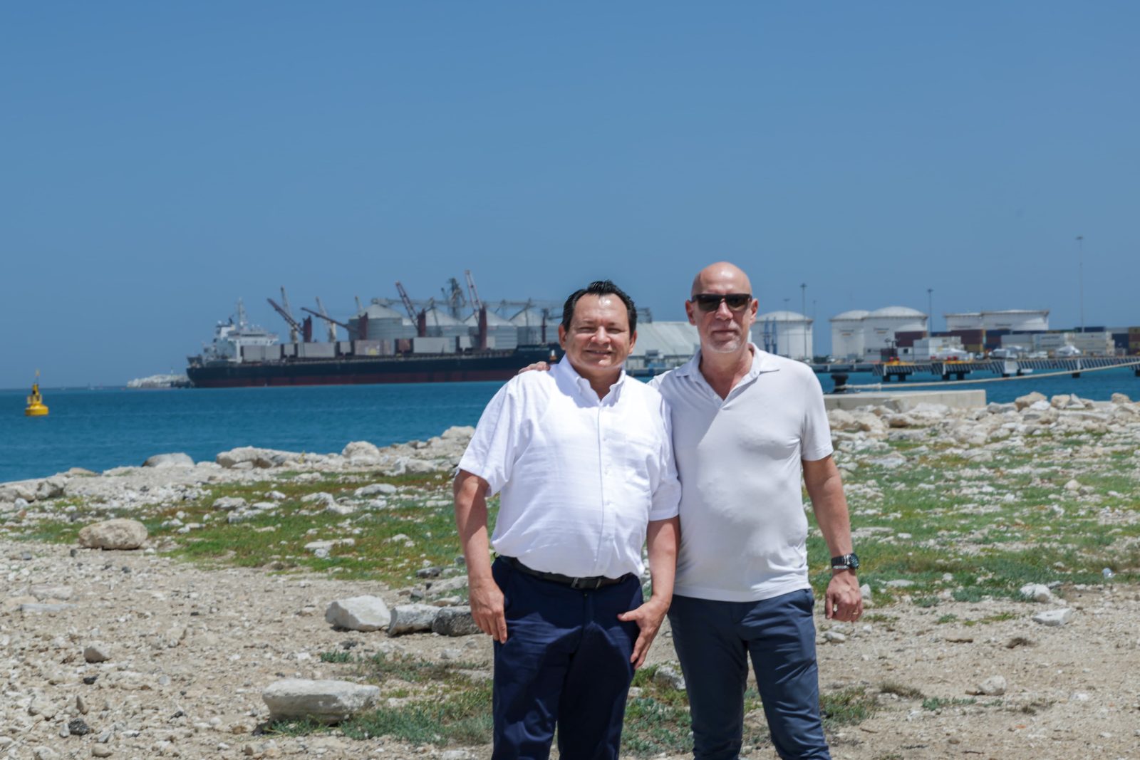 Astillero naval en Yucatán: Ejecutivos de Fincantieri Italia realizan su primera visita oficial al Puerto de Altura