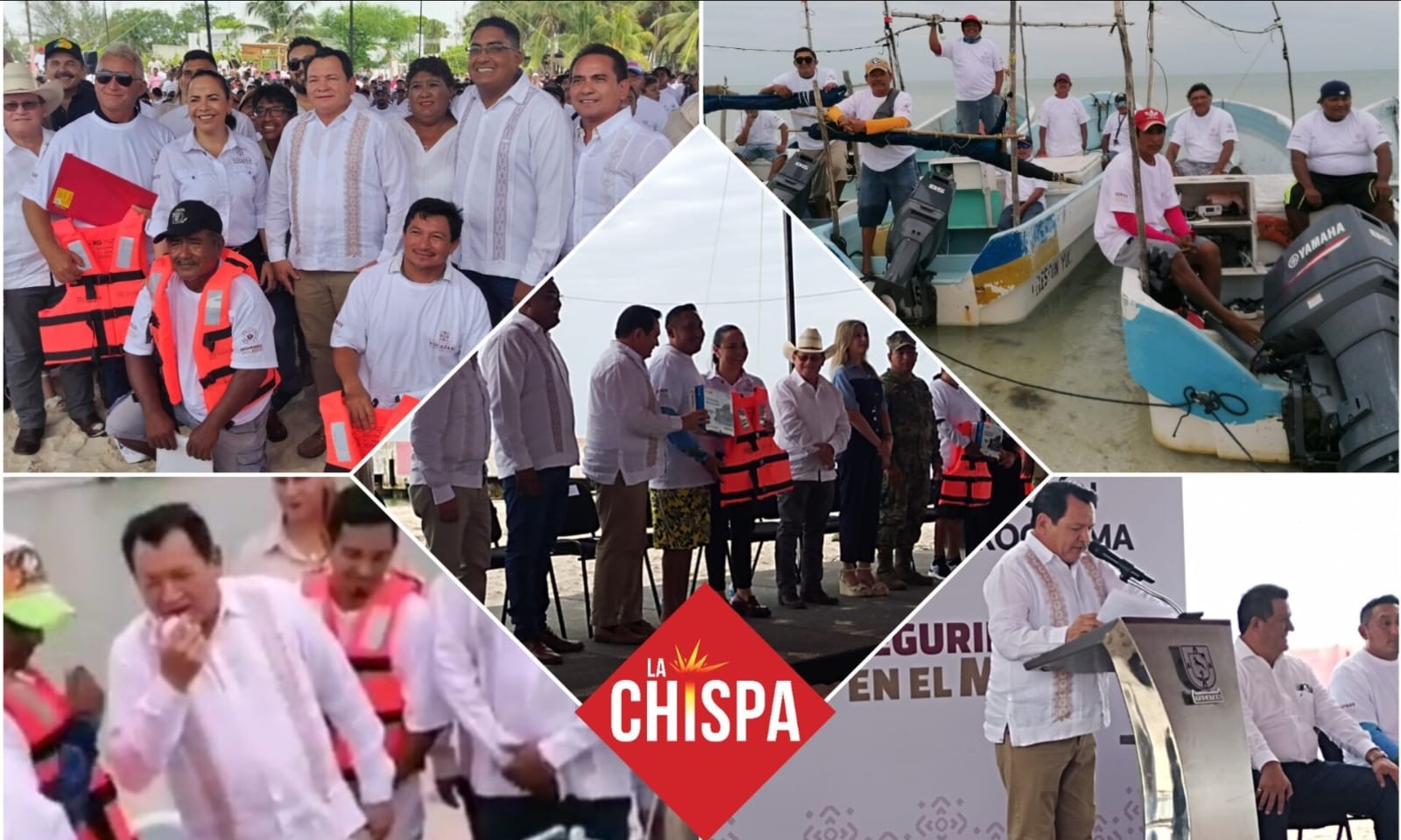 ¡Histórico! Gobierno de Yucatán equipa a miles de pescadores contra el peligro en altamar