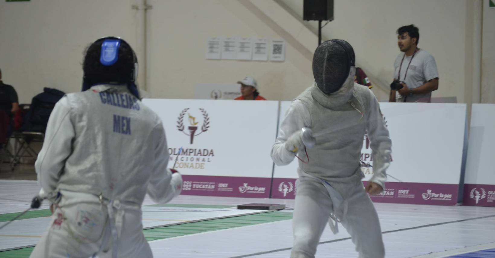 Inició el Esgrima en la Olimpiada Nacional: ¡Yucatán en el podio!
