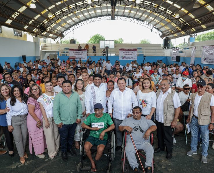 Más de 31 mil personas con discapacidad en Yucatán recibirán un apoyo bimestral