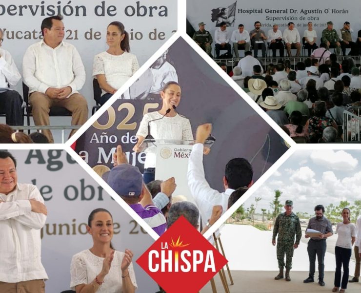 Sheinbaum y Díaz Mena revisan avances del nuevo Hospital O’Horán: El coloso hospitalario que transformará la salud del sureste