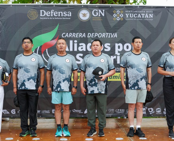 Gobernador Díaz Mena encabeza carrera “Aliados por la Seguridad” en Mérida