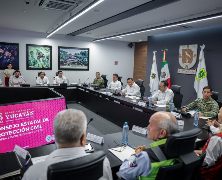 Yucatán se prepara para la temporada de lluvias y ciclones tropicales 2025