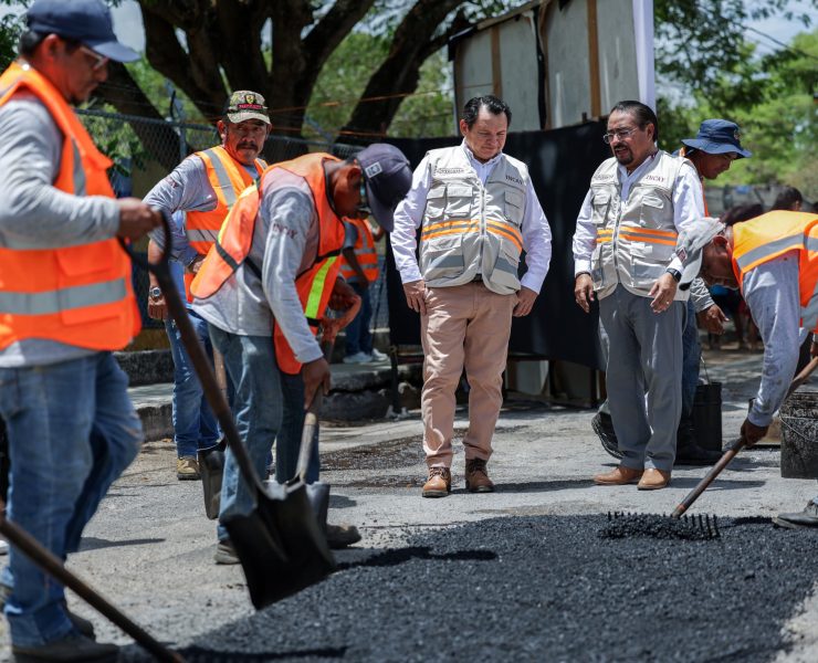 ¡Así sí se gobierna! Avanza el compromiso de lograr cero baches en San Antonio Xluch I