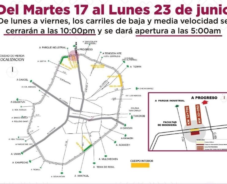 Obras sin pausa en el Periférico: termina un tramo y arranca el siguiente