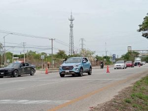 Retenes fueron instalados en varios puntos de Mérida tras el intento de robo en el cajero del HRAEPY.
