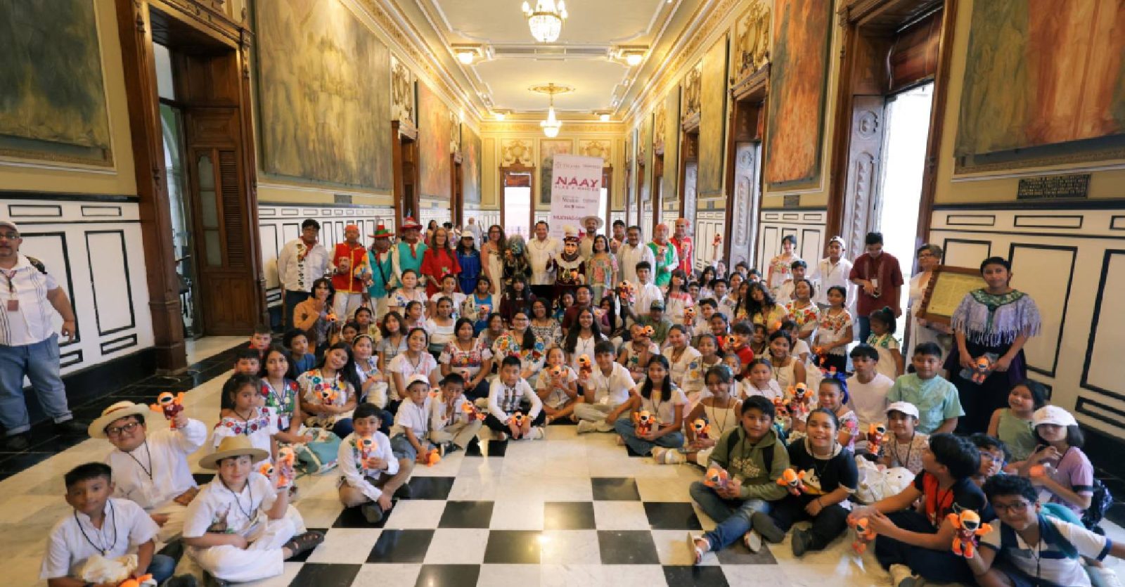 Celebran la riqueza cultural en Yucatán con las infancias mexicanas