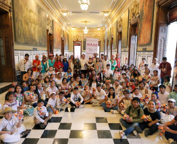 Celebran la riqueza cultural en Yucatán con las infancias mexicanas