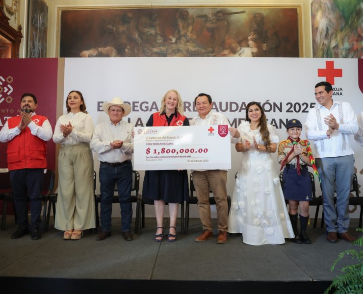 Gobernador Díaz Mena reafirma su apoyo a la Cruz Roja con histórica donación