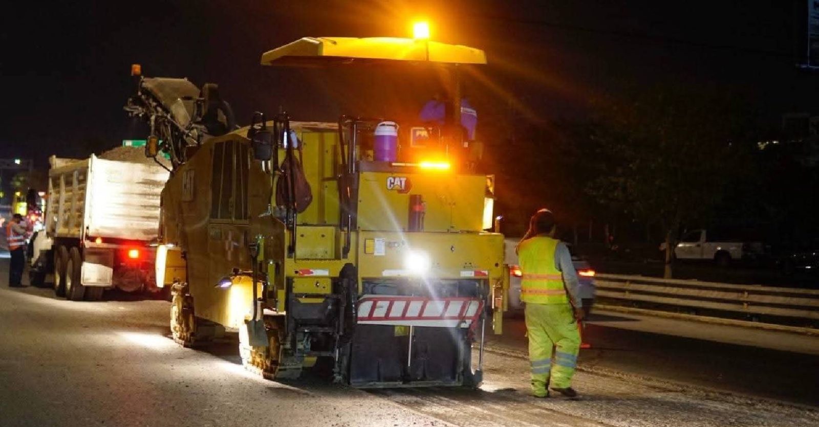Nuevos trabajos nocturnos en el Periférico de Mérida ya arrancaron