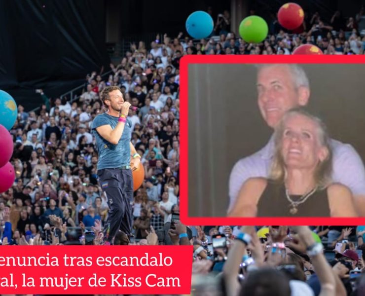 Protagonista de la ‘Kiss Cam’ de Coldplay que se volvió viral renuncia a su trabajo