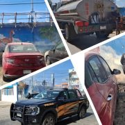 ¡Fuego en el malecón! Se quema palapa del hotel Costa Azul en Progreso