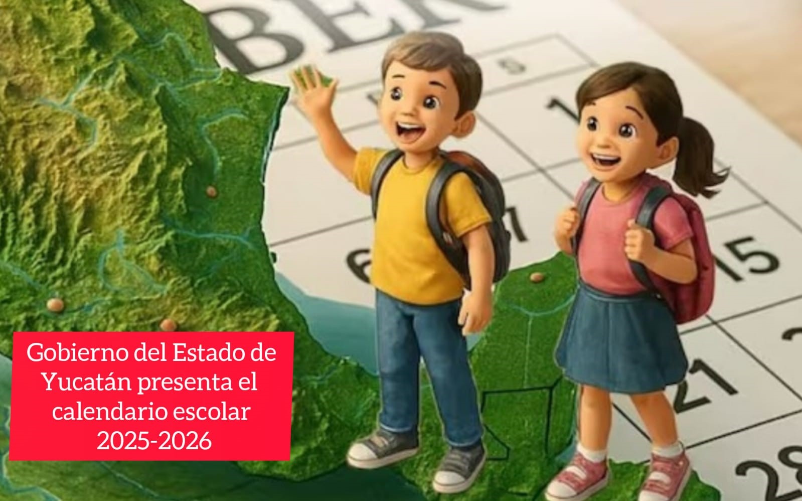 Nuevo ciclo escolar: Gobierno presenta calendario escolar 2025–2026