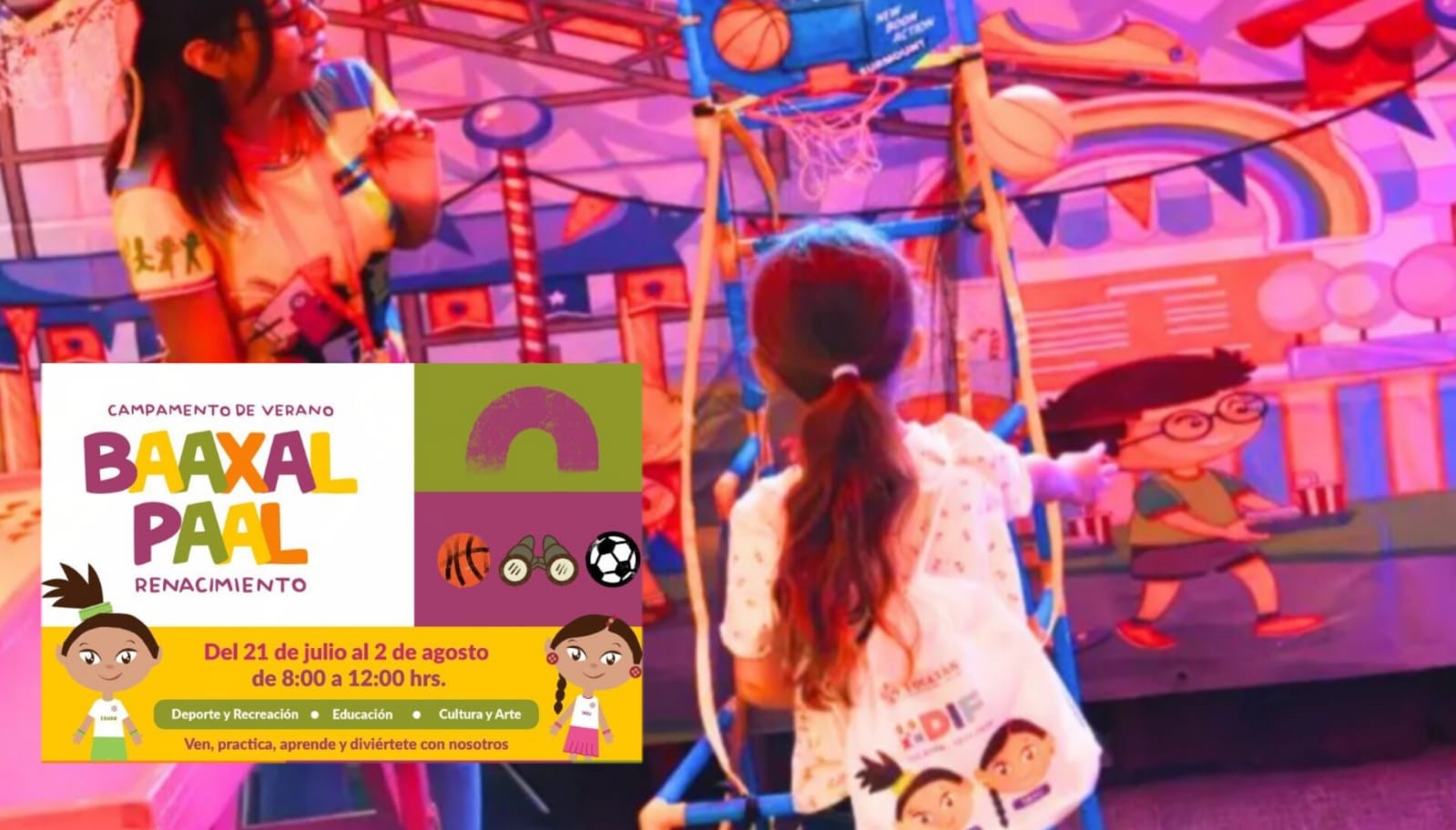 ¡No te lo pierdas! Gobierno lanza el campamento de Verano "Baaxal Paal Renacimiento” 2025