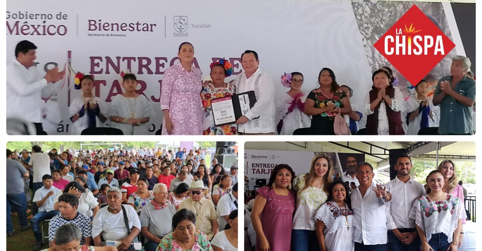 Entrega de tarjetas FAISPIAM para combatir rezago social en Yucatán