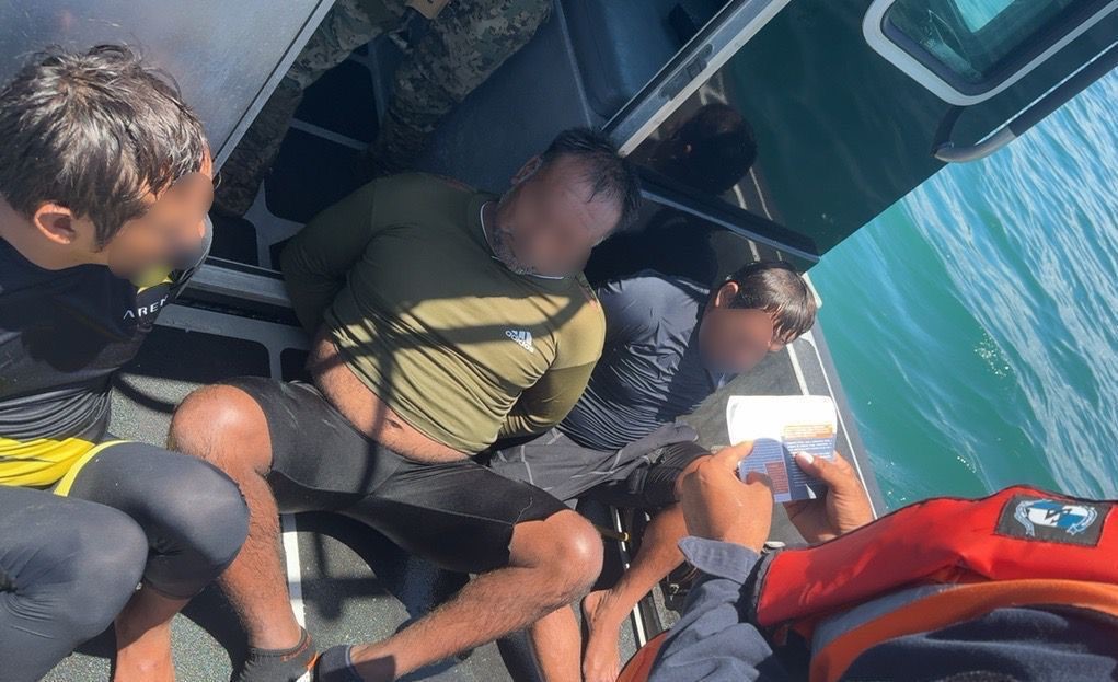 Operativo en altamar: tres detenidos por pesca ilegal en costas de Yucatán