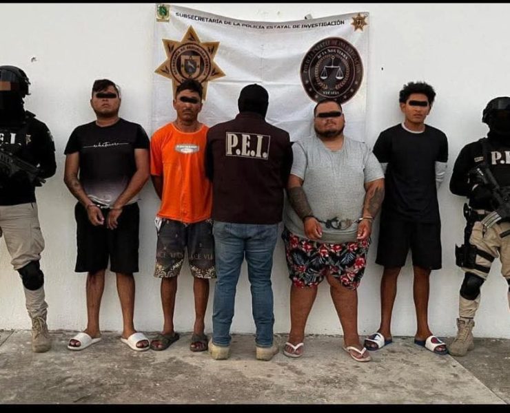 ¡Narcos atrapados! Cuatro detenidos en Puerto Progreso tras operativo