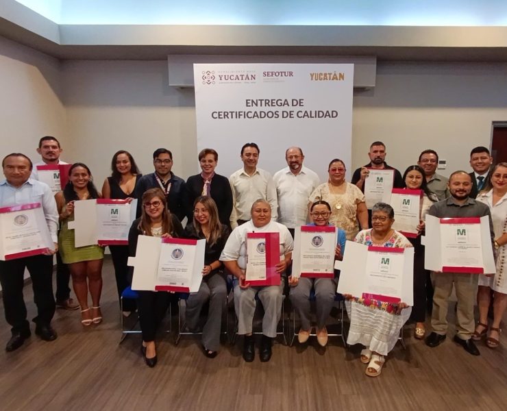  ¡Yucatán Brilla! Certifican calidad y buenas prácticas de empresas turísticas en Yucatán