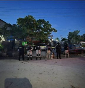 Droga asegurada durante el operativo antidrogas en Dzilam de Bravo, incluyendo cannabis y cristal listos para su distribución.