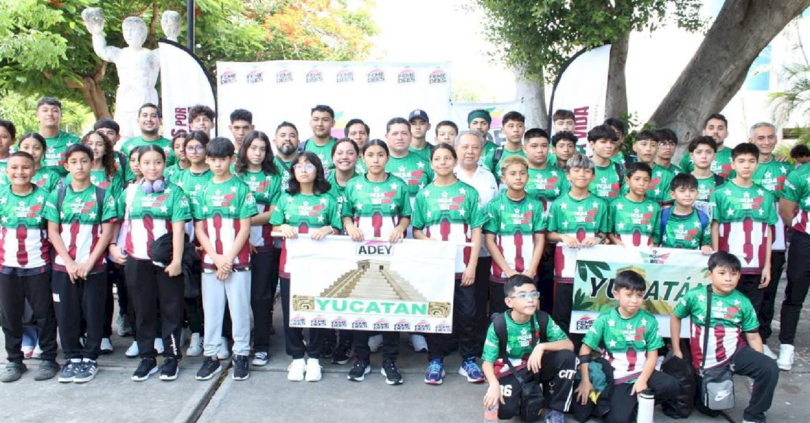 Delegación de Yucatán rumbo a la Gimnasiada Nacional ‘’Puebla’’ 2025