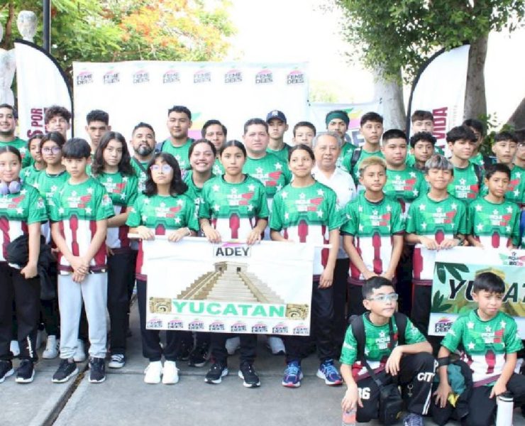Delegación de Yucatán rumbo a la Gimnasiada Nacional ‘’Puebla’’ 2025