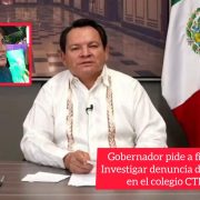 Gobernador Joaquín Díaz exhortó a la Fiscalía a investigar denuncia de acoso en el colegia CTM