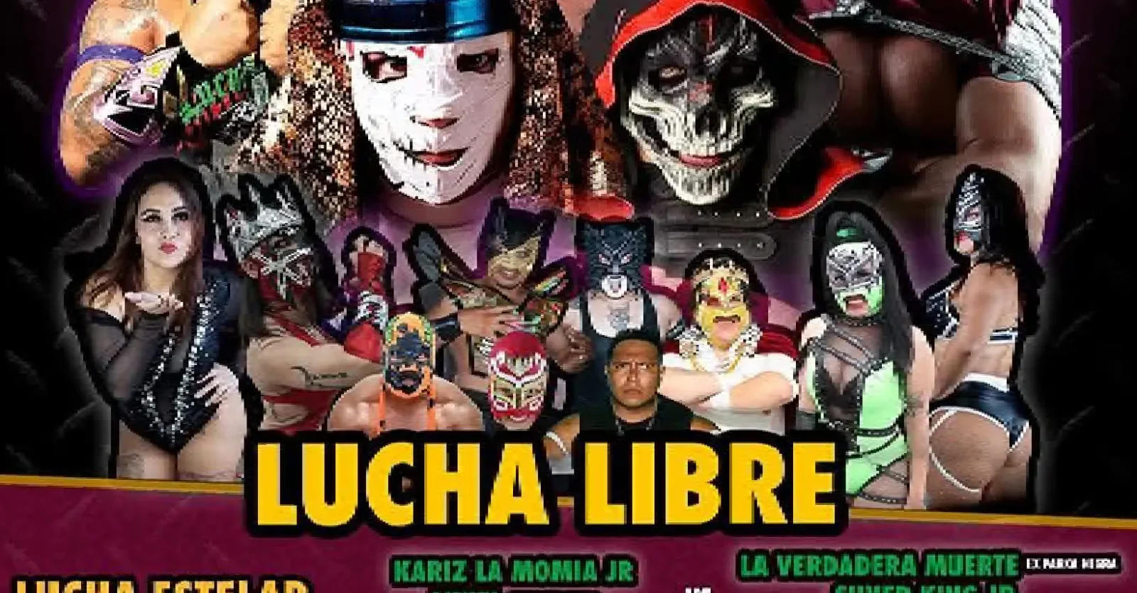 Gran cartel de lucha libre en Yucatán que no te puedes perder