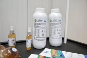 Inauguración de la planta Implementaciones Estratégicas Marinas (IEM) en el Parque Científico y Tecnológico de Yucatán, un avance clave para la bioindustria regional.