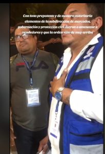 Vecinos y asistentes defendieron con firmeza la feria ante los intentos de clausura, señalando que “la orden viene de muy arriba”.