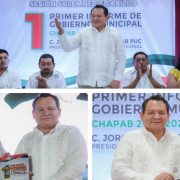 ¡Inédito! Por primera vez un Gobernador asiste a informe municipal en Chapab