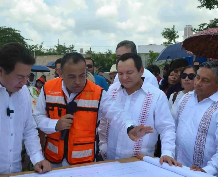 Primera piedra en la construcción del Bachillerato Tecnológico Plantel Mérida