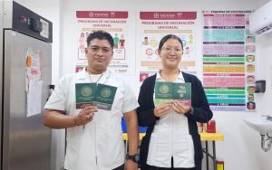 Equipo de Respuesta Rápida (ERRA) realizando vigilancia epidemiológica ante posibles casos de sarampión en zonas limítrofes.