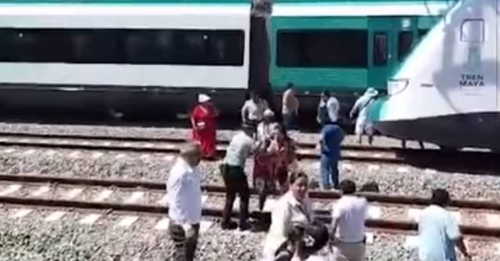 Se descarriló El Tren Maya en estación de Izamal lo que no te contaron