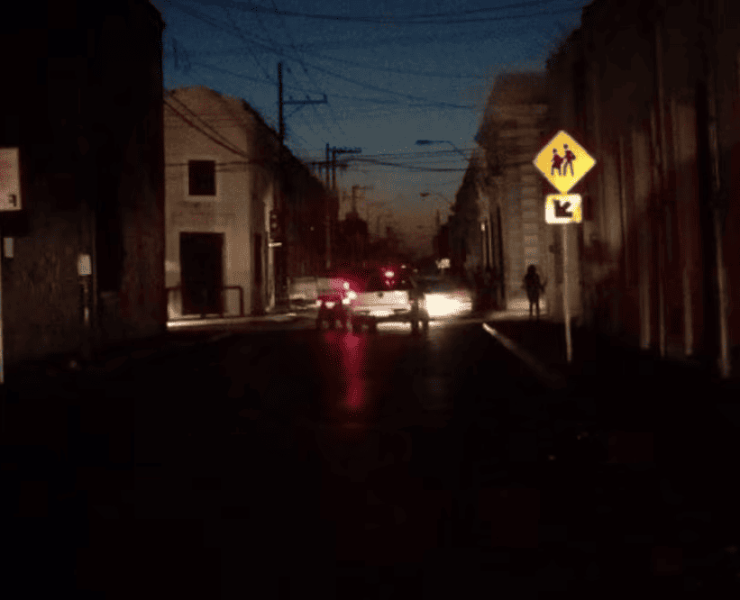 Apagón masivo en Yucatán