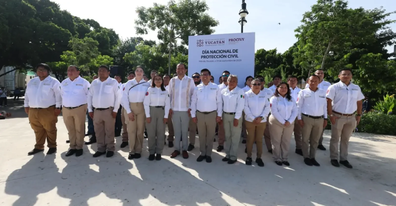 Conmemoración del Día Nacional de Protección Civil en Yucatán