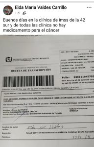 La preocupante falta de medicinas contra el cáncer obliga a muchos pacientes a comprar tratamientos en farmacias privadas con precios elevados.
