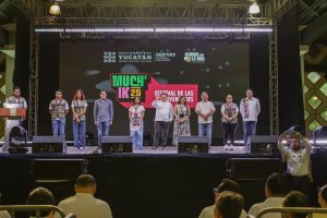 Joaquín Díaz Mena inauguró el Much’ Ik en el Centro de Convenciones Siglo XXI, dando inicio a un festival histórico para las juventudes de Yucatán.
