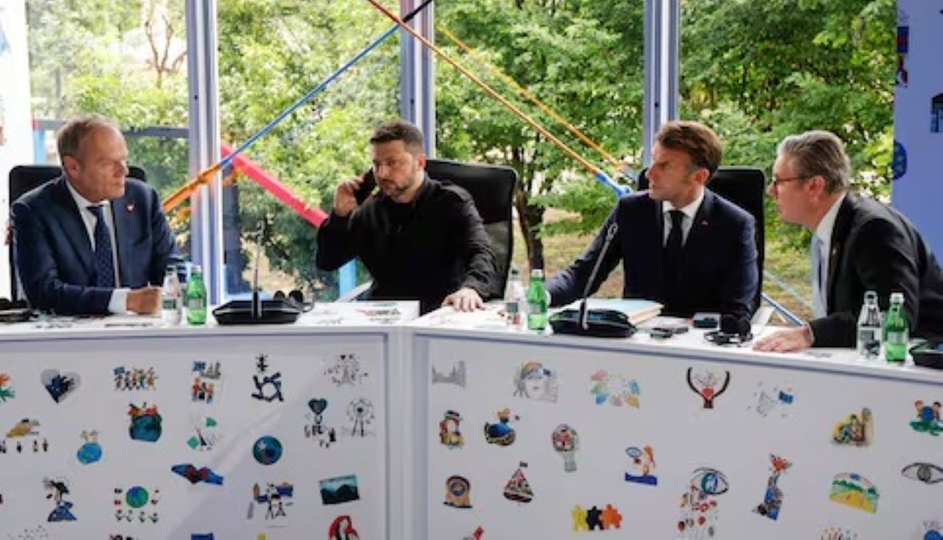 Zelensky y líderes europeos hablan con Trump tras cumbre