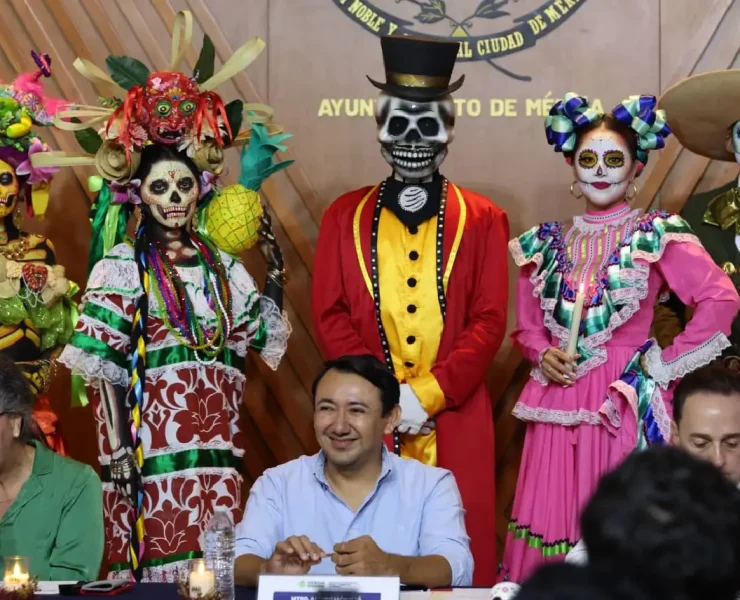 Detalles del recorrido del Desfile de Catrinas en Mérida