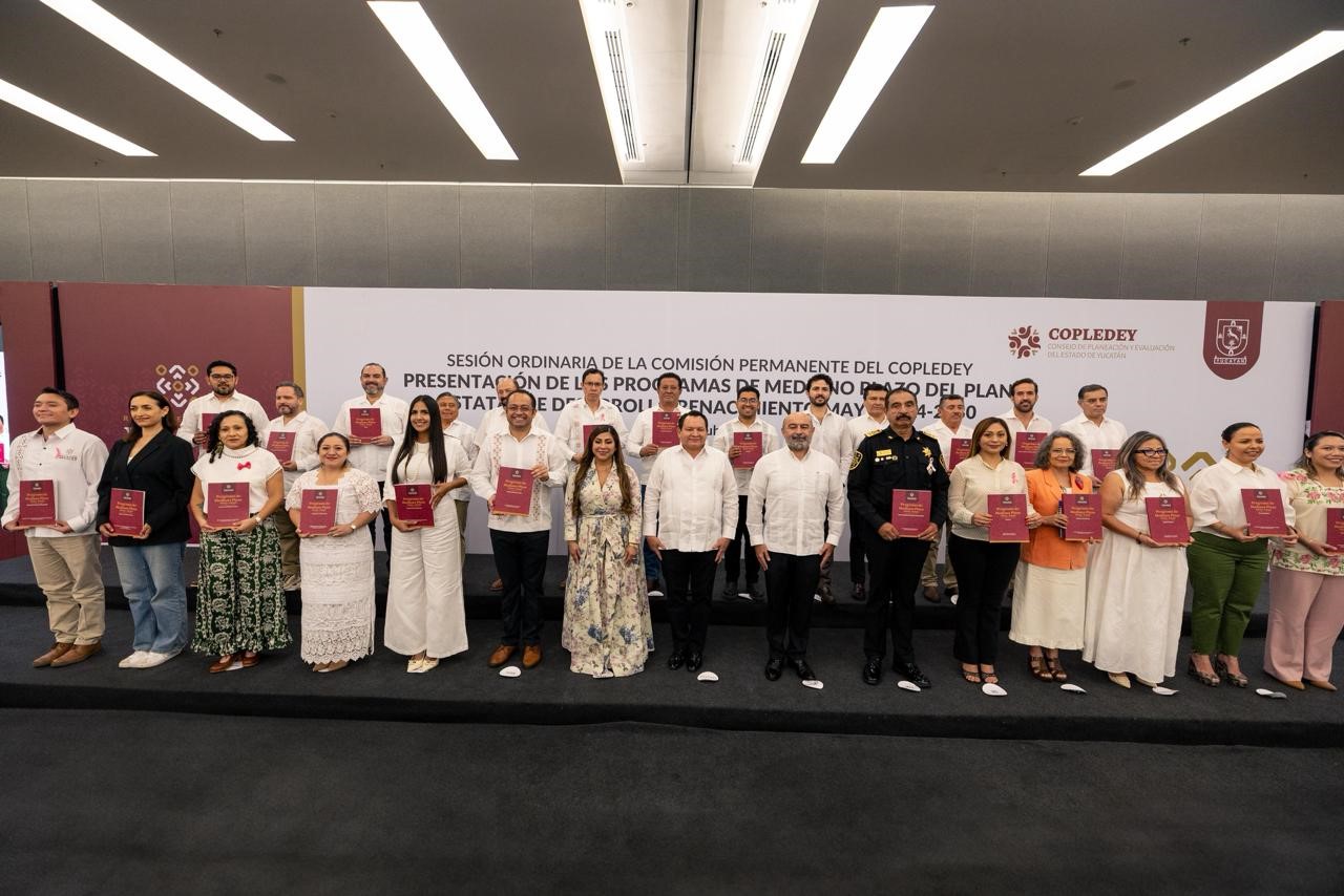 El Gobernador Joaquín Díaz Mena encabezó la presentación de los programas de mediano plazo del Plan Estatal de Desarrollo (PED) Renacimiento Maya 2024-2030